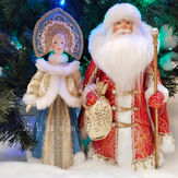 Новогодняя пара Дед Мороз и Снегурочка 8
