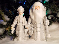 Новогодняя пара Дед Мороз и Снегурочка 2