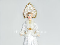 Кукла Снегурочка в белом