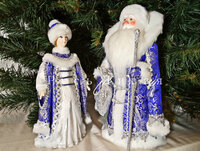 Новогодняя пара Дед Мороз и Снегурочка 4