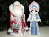 Новогодняя пара Дед Мороз и Снегурочка 7