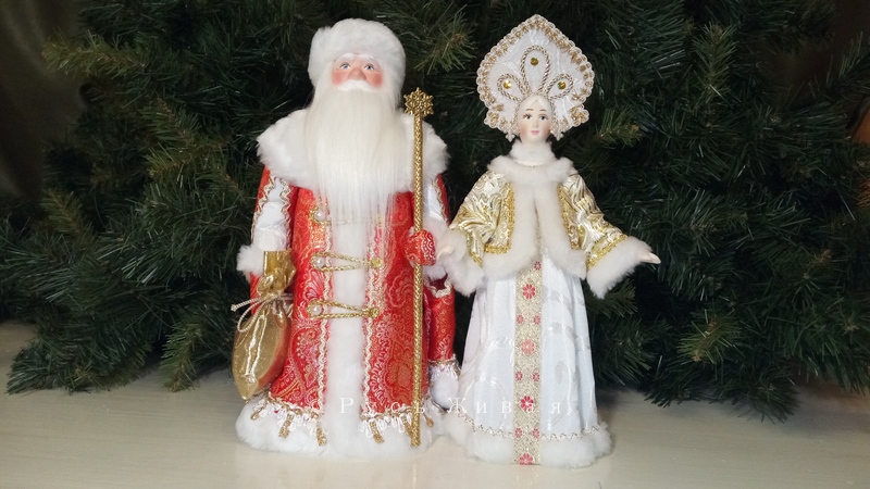 Новогодняя пара Дед Мороз и Снегурочка 1