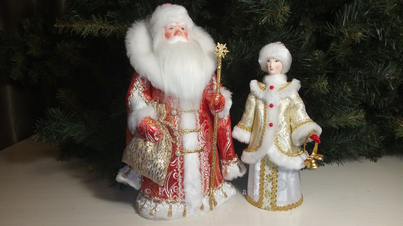 Новогодняя пара Дед Мороз и Снегурочка 6